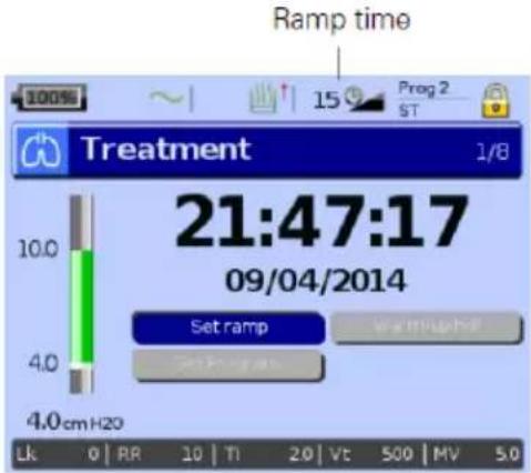 ResMed Stellar 150 - Setting Ramp - 1