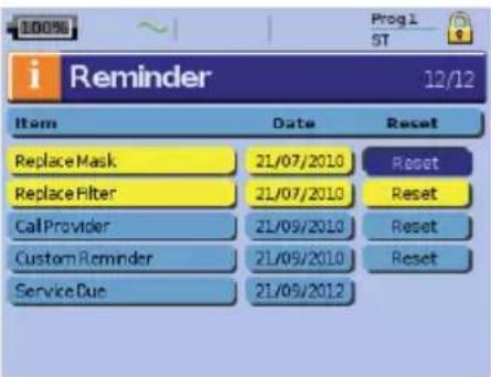 ResMed Stellar 150 - Reminders - 1