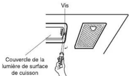 PANASONIC NN-SA247 - Remplacement de la lumière de nuit/de la sur- face de cuisson - 1