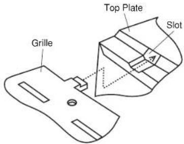 PANASONIC NN-SA247 - Installing Vent Grille - 1