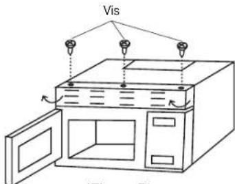PANASONIC NN-SA247 - Retirer la grille de ventilation - 1
