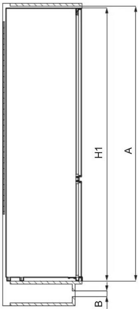 ZANUSSI ZNLK18ES1 - Afmetingen - 1