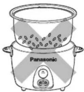 PANASONIC SR-G06FGE - Précautions : - 2