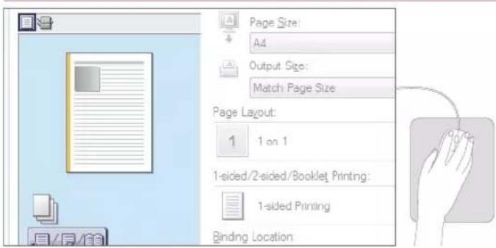 CANON imageRUNNER ADVANCE C7570i - Change Print Settings with Just One Easy Click! - 1