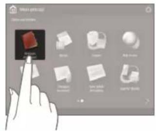 CANON imageRUNNER ADVANCE C7570i - Flux de base pour l'enregistrement de destinataires - 1