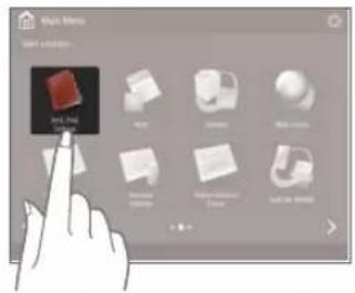 CANON imageRUNNER ADVANCE C7570i - Basic Flow for Registering Destinations - 1