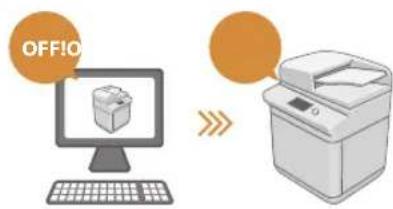 CANON imageRUNNER ADVANCE C356P III - ☐ Change Machine Settings Remotely from Your Computer - 1