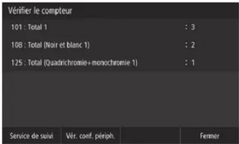 CANON WG7450Z - Test de communication avec le serveur de suivi - 2