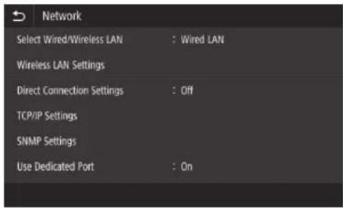 CANON WG7450Z - Schritt 2 Verbindung zu einem Wired LAN/Wireless LAN herstellen Verbinden über Wired LAN - 2