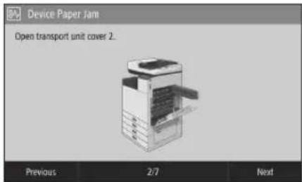 CANON WG7450Z - Papierstau ist aufgetretenDas Gerät rea - 1