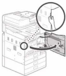 CANON WG7450Z - Entfernen des Packmaterials aus dem Inneren des Geräts - 2