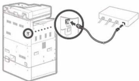 CANON WG7450Z - So stellen Sie eine Verbindung über Wired LAN her - 2