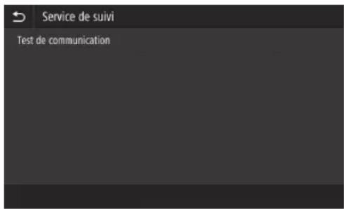 CANON WG7450Z - Test de communication avec le serveur de suivi - 3