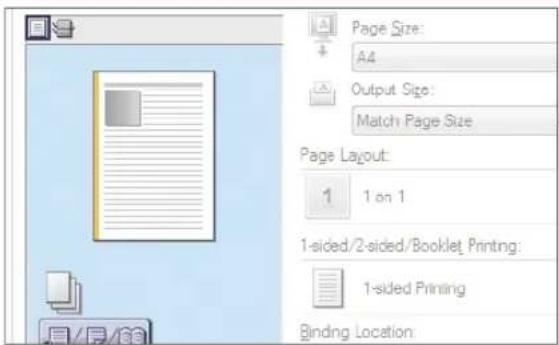 CANON imageRUNNER ADVANCE C256i III - Change Print Settings with Just One Easy Click! - 1