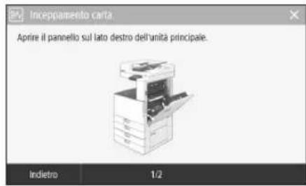 CANON imageRUNNER C3025 - La carta si è inceppata - 1