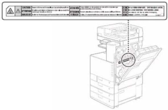 CANON imageRUNNER C3025 - Sécurité Relative au Laser - 2