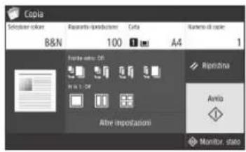 CANON imageRUNNER C3025 - Impostazioni utili per la copia - 2
