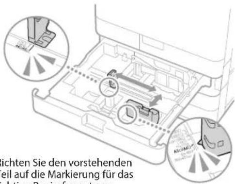 CANON imageRUNNER C3025 - Einlegen in die Papierkassette - 2