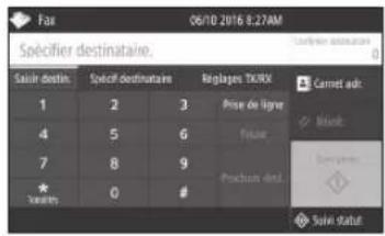 CANON imageRUNNER C3025 - Fonctions fax utiles - 2