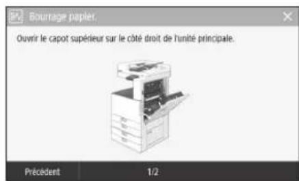 CANON imageRUNNER C3025 - Un Bourrage Papier s'est Produit - 1