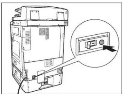 CANON imageRUNNER ADVANCE C5051i - Comprobar el interruptor diferencial - 1