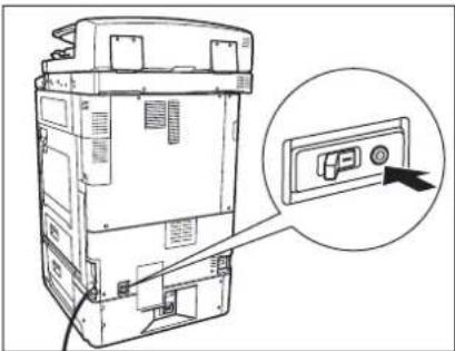 CANON imageRUNNER ADVANCE C5051i - Prüfen des Schutzschalters - 1