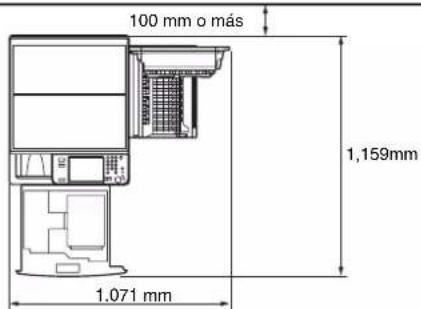CANON imageRUNNER ADVANCE C5051i - Proporcionar suficiente Espacio de instalación - 1