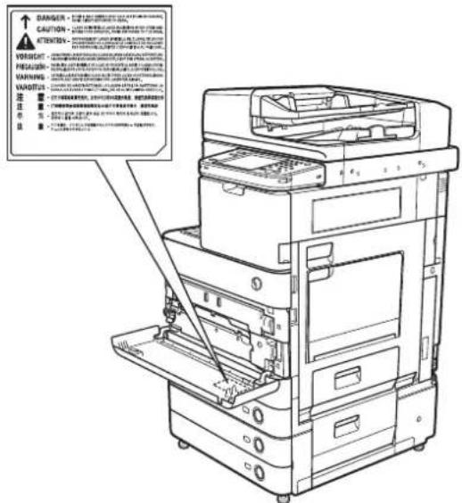 CANON imageRUNNER ADVANCE C5051i - CAUTION - 4