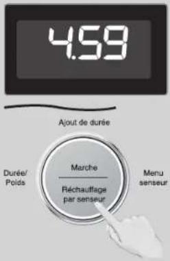 PANASONIC Cyclonic Inverter NN-SD78LS - Réglage de la durée d'attente - 5