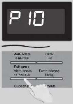 PANASONIC Cyclonic Inverter NN-SD78LS - Réglage de la durée d'attente - 1