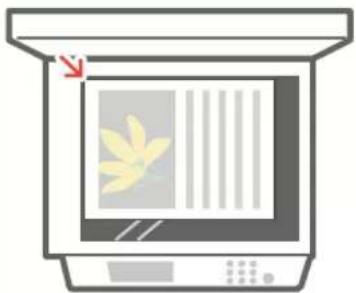 CANON imageRUNNER ADVANCE C475iZ III - Placement des documents originaux contre la vitre d'exposition - 1