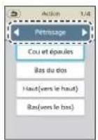 PANASONIC EP-MAF1 - Sélectionnez le type de votre action préférée parmi « Pétrissage », « Roulement », « Pétrissage et roulement » et « Tapotement ». - 1