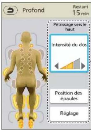PANASONIC EP-MAF1 - Démarrage du massage et réglage selon les préférences - 2