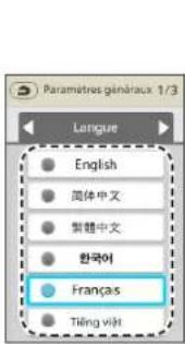 PANASONIC EP-MAF1 - Réglages de l'écran - 6