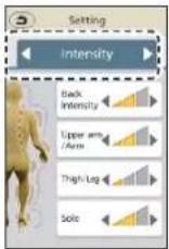PANASONIC EP-MAF1 - Adjusting the intensity - 5