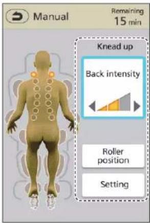 PANASONIC EP-MAF1 - Start the massage and adjust to suit your desire - 5