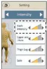 PANASONIC EP-MAF1 - Adjusting the intensity - 3