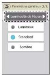 PANASONIC EP-MAF1 - Réglages de l'écran - 4