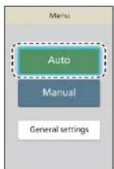 PANASONIC EP-MAF1 - Select "Auto" from the menu. - 1