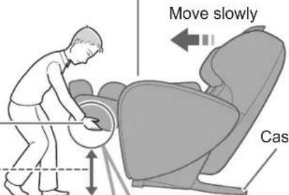 PANASONIC EP-MAF1 - Moving the unit on its casters - 1