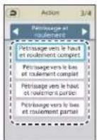 PANASONIC EP-MAF1 - Sélectionnez une action à partir du type sélectionné à l'étape 4. - 3