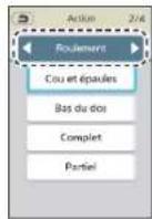 PANASONIC EP-MAF1 - Sélectionnez le type de votre action préférée parmi « Pétrissage », « Roulement », « Pétrissage et roulement » et « Tapotement ». - 2