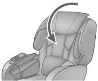 PANASONIC EP-MAF1 - Remise du fauteuil vibromasseur dans la position normale - 1