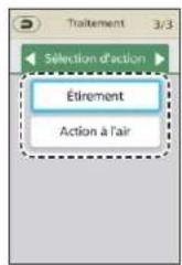 PANASONIC EP-MAF1 - Sélectionnez un traitement à partir du type sélectionné à l'étape 4. - 3