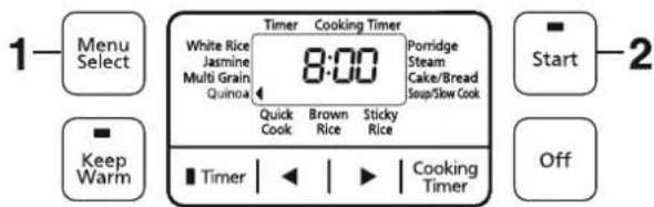 PANASONIC SR-ZG105 - Functions Quinoa - 1