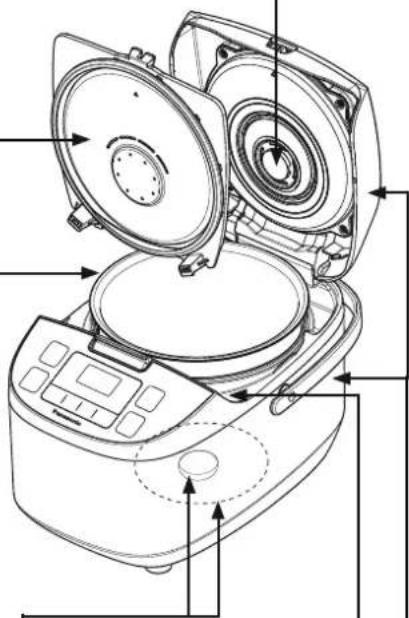 PANASONIC SR-ZG105 - Temperature sensor / Cast heater - 1