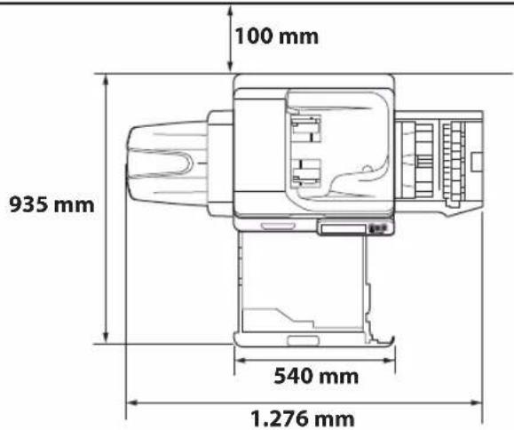 CANON imageRUNNER ADVANCE 400i - Der Platzbedarf des Systems - 2