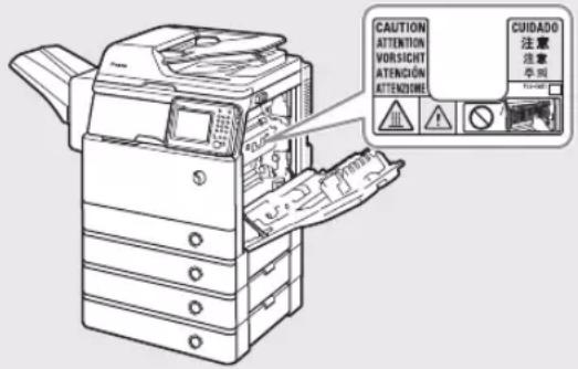 CANON imageRUNNER ADVANCE 400i - ATENCIÓN - 1