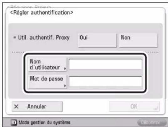 CANON imageRUNNER ADVANCE 400i - Configuration du serveur proxy 08 - 2