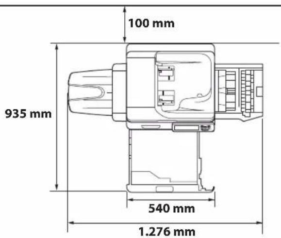 CANON imageRUNNER ADVANCE 400i - Proporcione suficiente espacio de instalación - 2
